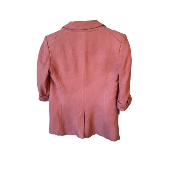 VERONICA BEARD Odile Sateen Twill Dickey Jacket EUC Sz 6 $695 MSRP Rosewood Pink - Picture 7 of 13